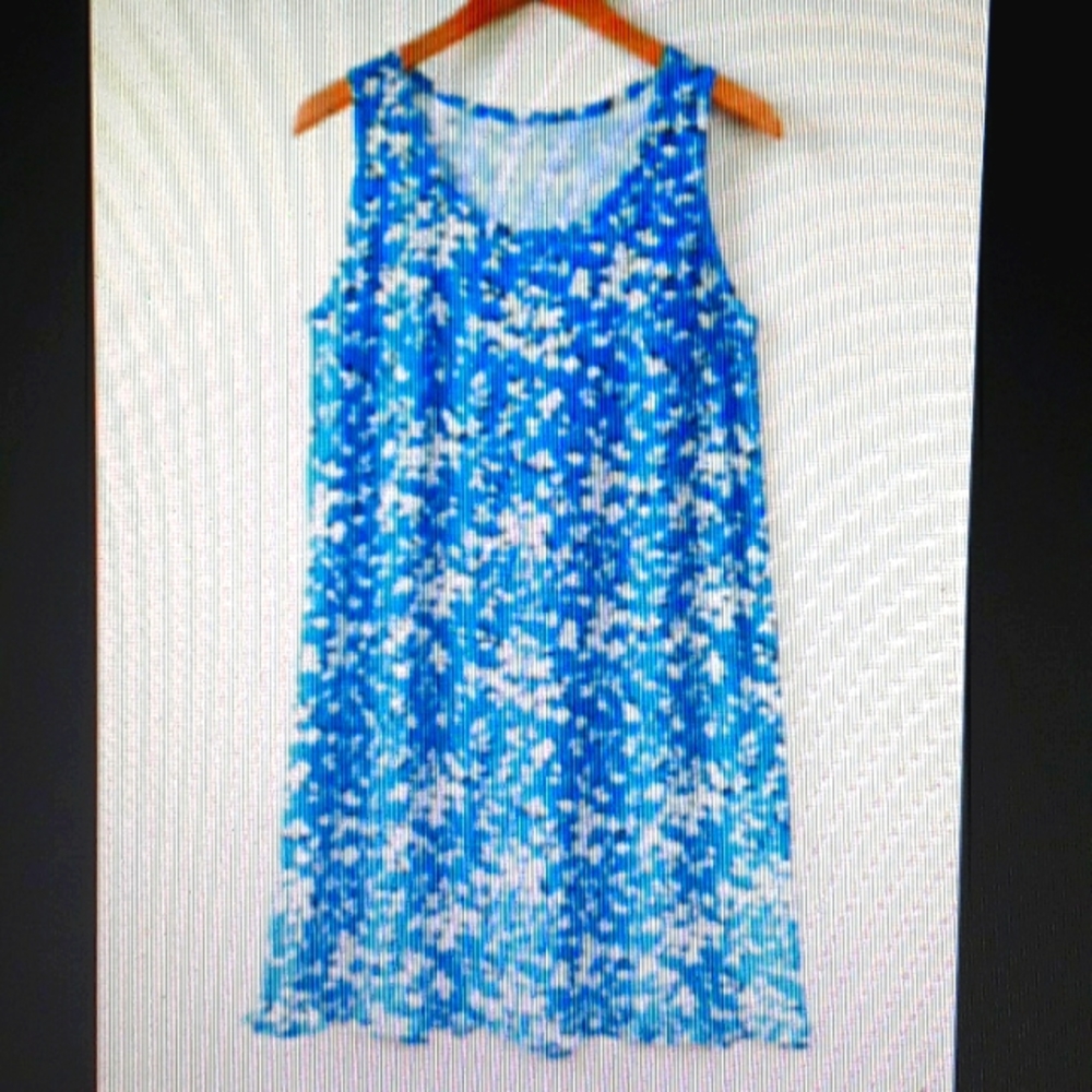 Draper James Blue and White Floral Print Pyjamas GOWN  - Women XXL/XXXL.